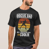 Discus Dad Thrower Track And Field Father Throwing T-shirt (Voorkant)