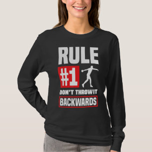 Discus gooien Discus gooier track en veld regel T-shirt
