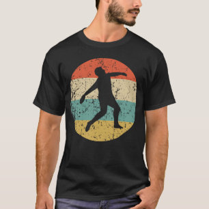 Discus Throw Retro Track en Field T-shirt