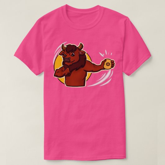 Discus Thrower Bison T-shirt (Design voorkant)