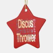 Discus Thrower Extraordinaire Keramisch Ornament (Links)