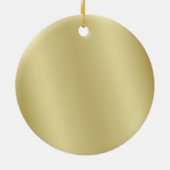 Discus Thrower Gold Toned Medal Ornament (Achterkant)