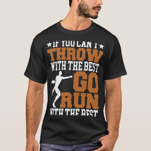 Discus Thrower Throw With The Best Discus Throwing T-shirt (Voorkant)