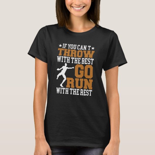 Discus Thrower Throw With The Best Discus Throwing T-shirt (Voorkant)
