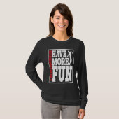 Discus Throwers Have More Fun Discus Throwing 2 T-shirt (Voorkant volledig)