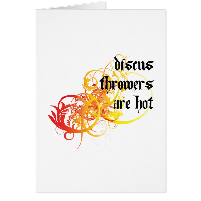Discus Throwers zijn heet (Voorkant)