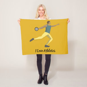 Discus Throwing Fleece Deken