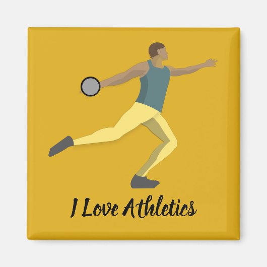 Discus Throwing Magneet (Voorkant)