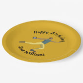 Discus Throwing Papieren Bordje (Gekanteld)