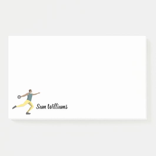 Discus Throwing Post-it® Notes (Voorkant)