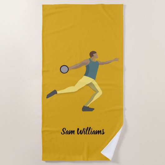 Discus Throwing Strandlaken (Voorkant)