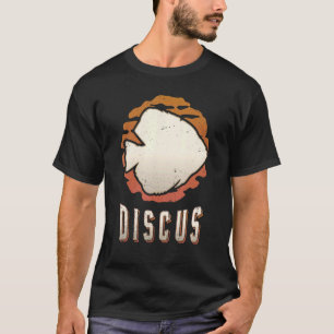 Discus Vis Vintage Retro Klassiek Dier Zonsonderga T-shirt
