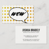 Discuter bulle / Carré de points Carte de visite (Devant / Derrière)