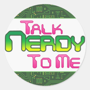Discuter Nerdy pour moi Autocollant de circuit