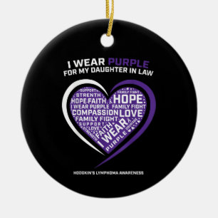 Disease Daughter In Law Hodgkins Lymphoma Keramisch Ornament