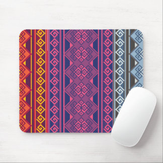 Diseño Andino Azul, Naranja y Magenta Muismat