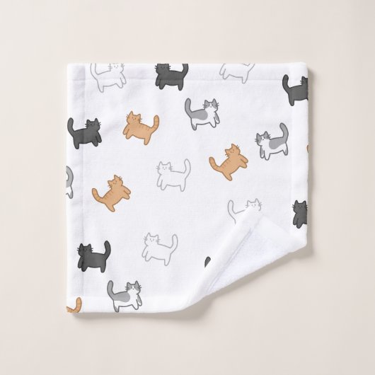 diseño de gatitos (Gant de toilette)