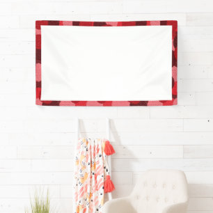 Diseño de pinceladas en colores rojo spandoek