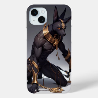 Diseño EXCLUSIVO de Anubis iPhone 15 Mini Hoesje