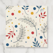 Diseño floral  bedankjes labels (Achterkant)