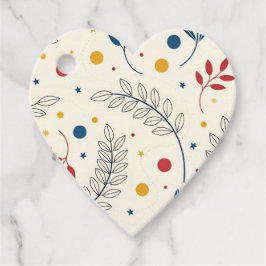 Diseño floral bedankjes labels