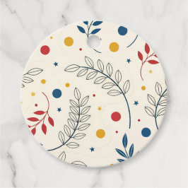 Diseño floral bedankjes labels