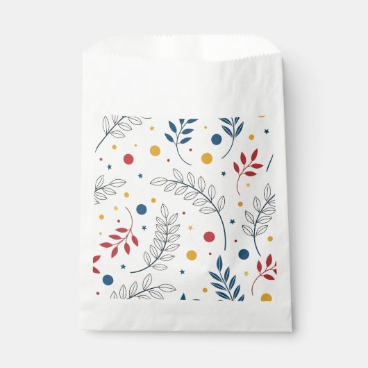 Diseño floral bedankzakje (Voorkant)