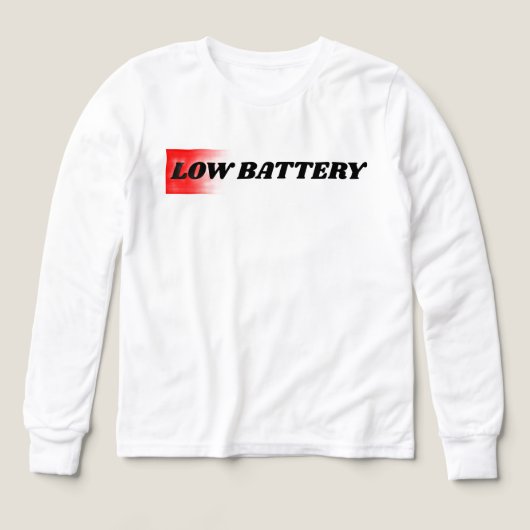 Diseño minimalista Low Battery (Motif recto)