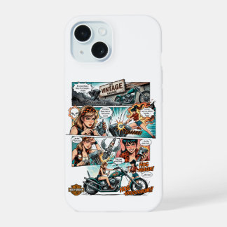 Diseño The Vintage Garage iPhone 15 Hoesje