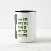 Disgruntled Cat Sarcastic Humor Coffee Tea Cocaca Mok (Midden)