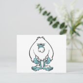Disgruntled Yeti Briefkaart (Staand voorkant)