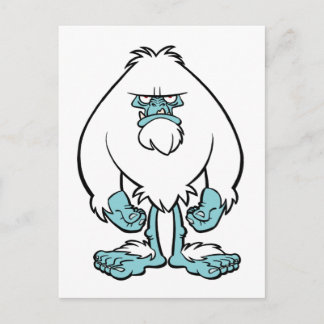 Disgruntled Yeti Briefkaart