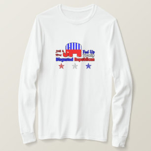 Disgued Republican- Black Trim T-shirt