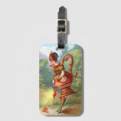 Dish Darlings Godin van de Nacht Bagagelabel (Voorkant (verticaal))