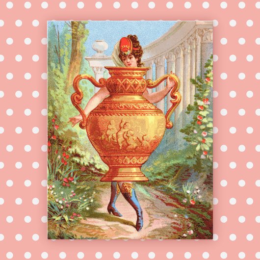 Dish Darlings Golden Amphora Briefkaart