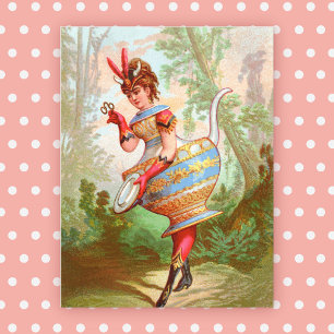 Dish Darlings Pottery Queen Briefkaart