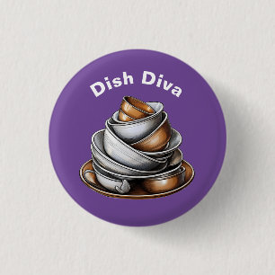 Dish Diva Ronde Button 3,2 Cm