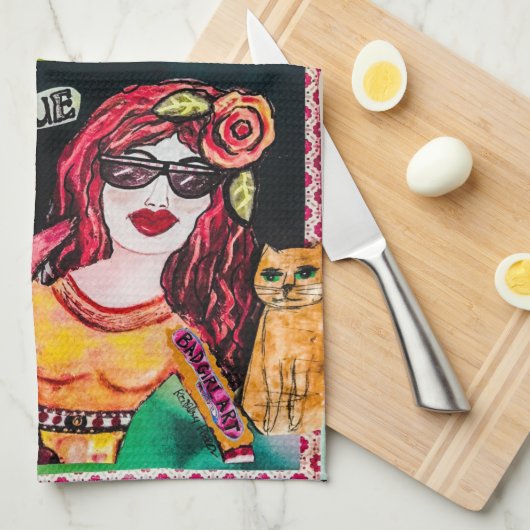 Dish towel-honden theedoek (Quarter Fold)