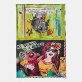 Dish towel-honden theedoek (Verticaal)