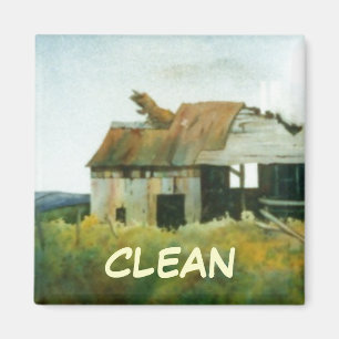 Dish Washer Status Magnet Magneet