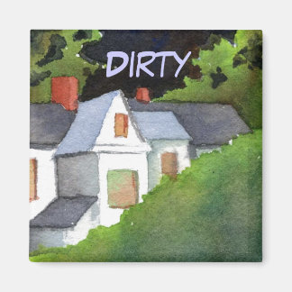 Dish Washer Status Magnet Magneet