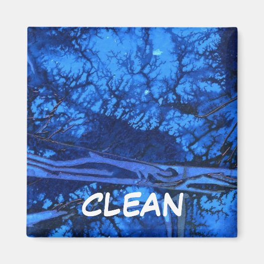 Dish Washer Status Magnet Magneet (Voorkant)