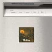 Dish Washer Status Magnet Magneet (Insitu (Vaatwasser))