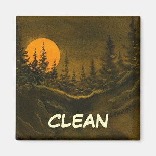 Dish Washer Status Magnet Magneet