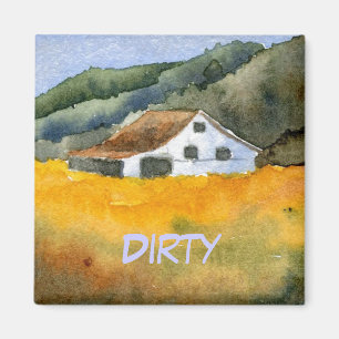 Dish Washer Status Magnet Magneet