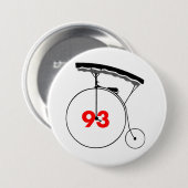 Disharmonieuze 93 ronde button 7,6 cm (Voorkant /achterkant)