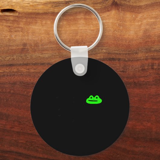 Dishonest Frog Meme Behave No Funny Frog Meme Sayi Sleutelhanger (Voorkant)