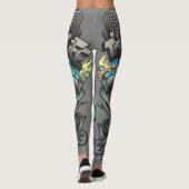 Dishwasher Graffiti Drawing Leggings (Achterkant)