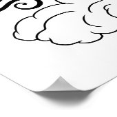 Dishwasher Line Art Drawing Poster (Hoek)