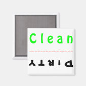 Dishwasher Magnet Magneet (Voorkant / Achterkant)